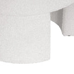 Modern Boucle Ottoman