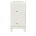 2 Drawer Vertical File Cabinet with Accessory Drawer and Legs