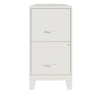 2 Drawer Vertical File Cabinet with Accessory Drawer and Legs