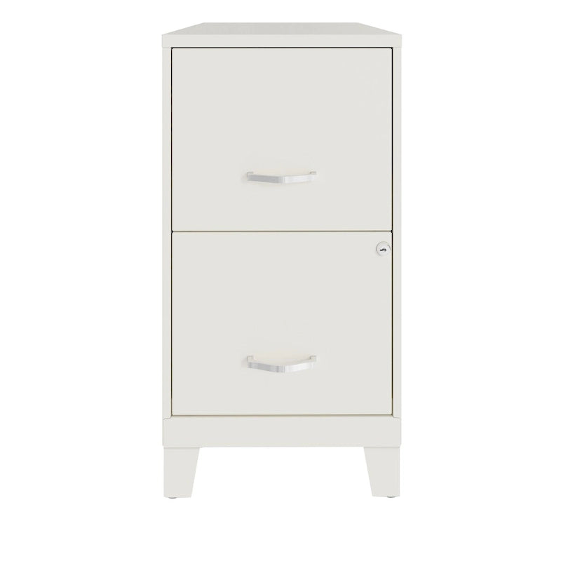 2 Drawer Vertical File Cabinet with Accessory Drawer and Legs