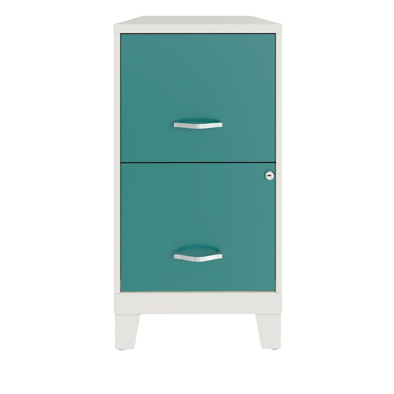 2 Drawer Vertical File Cabinet with Accessory Drawer and Legs