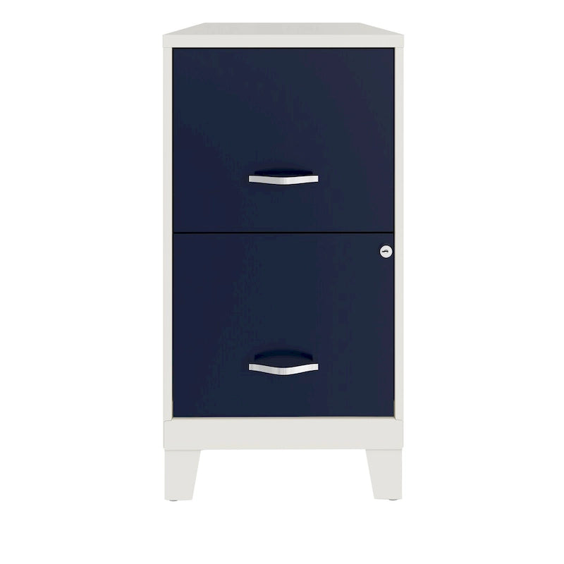 2 Drawer Vertical File Cabinet with Accessory Drawer and Legs