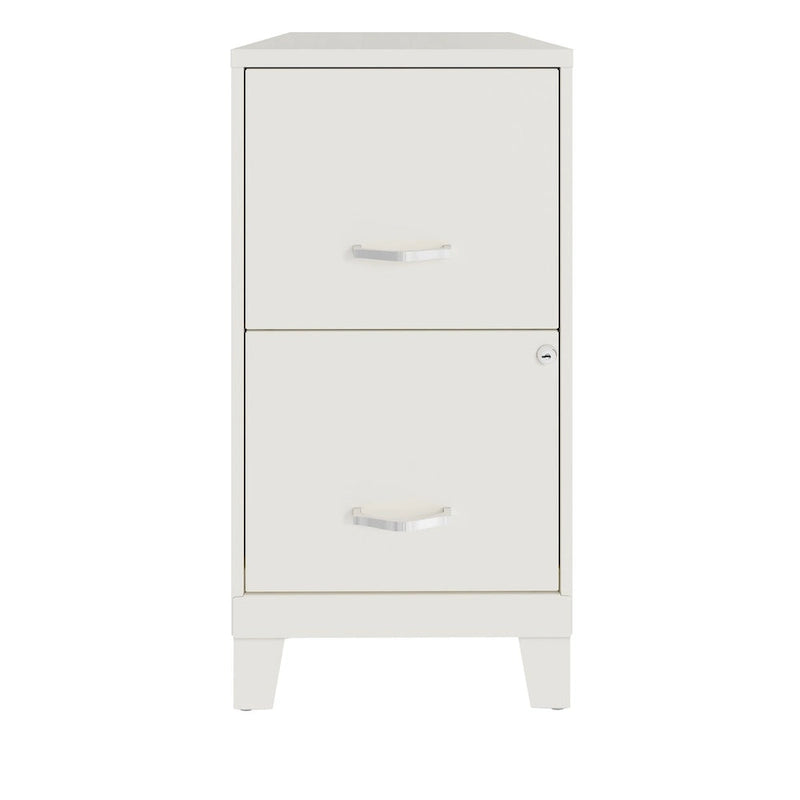 2 Drawer Vertical File Cabinet with Accessory Drawer and Legs