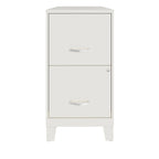 2 Drawer Vertical File Cabinet with Accessory Drawer and Legs