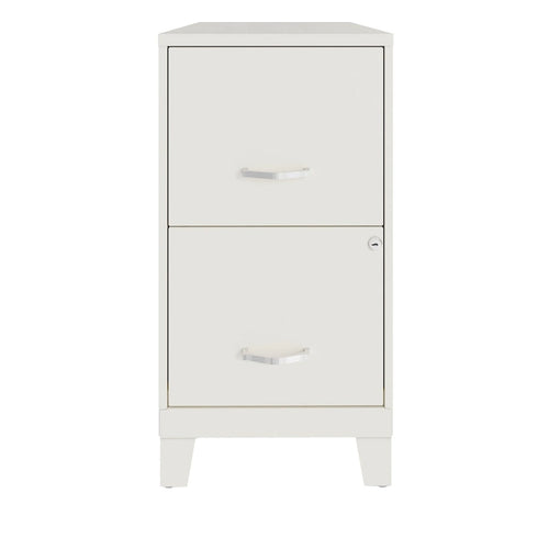 2 Drawer Vertical File Cabinet with Accessory Drawer and Legs
