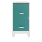 2 Drawer Vertical File Cabinet with Accessory Drawer and Legs