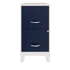 2 Drawer Vertical File Cabinet with Accessory Drawer and Legs